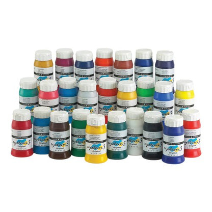 Daler-Rowney System 3 Acrylic Paint 500ml Burnt Umber 005971