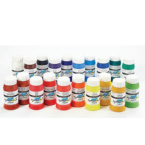 Daler-Rowney System 3 Acrylic Paint 500ml Emerald Green 005949