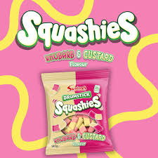 Swizzels Drumstick Squashies Rhubarb & Custard 140g
