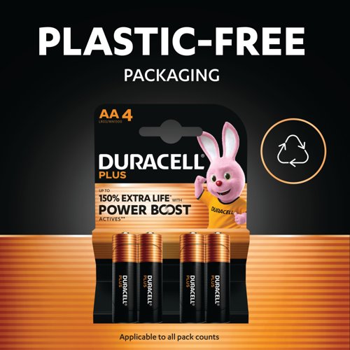 Duracell Plus AA Batteries with Power Boost (Pack of 24) 5019178
