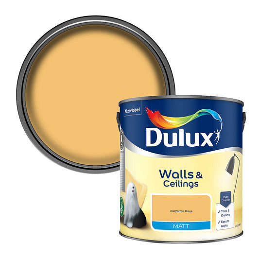 Dulux California Days Matt Wall & Ceiling Emulsion Paint | 1 x 2.5L