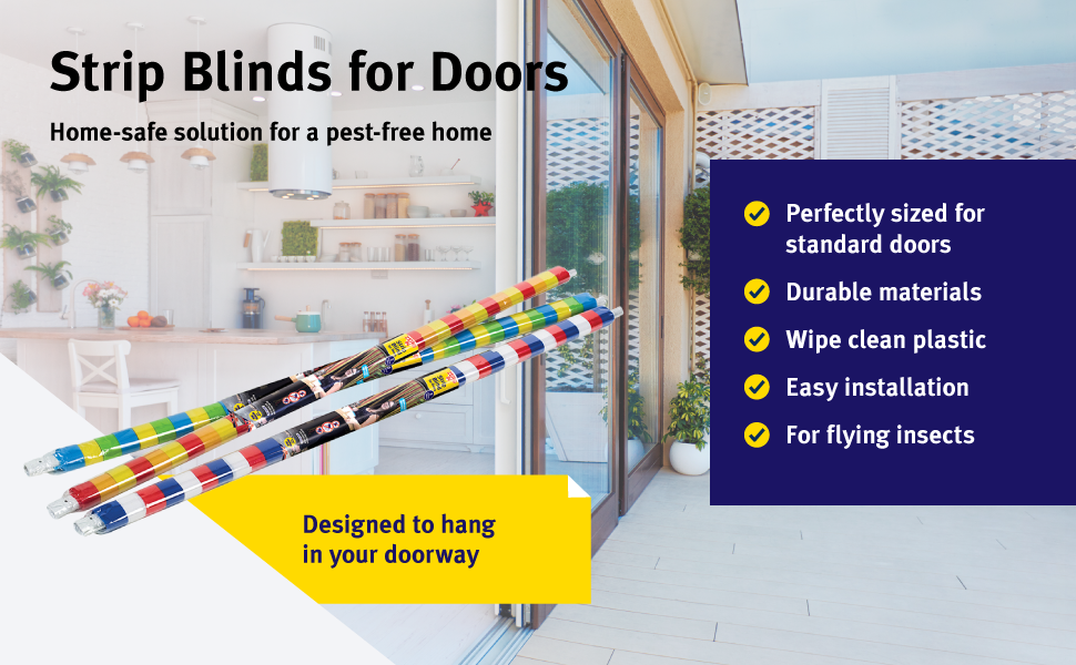 Strip Blind For Doors 3 Colours