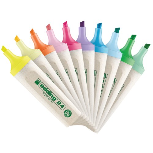 Edding 24 Ecoline Water-Based Highlighter Assorted (Pack of 48) 4-CP24