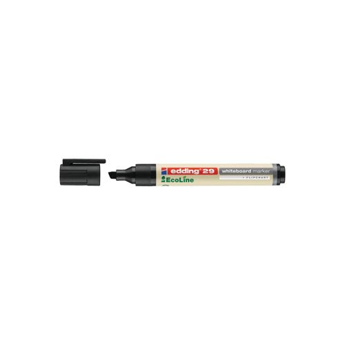 Edding 29 Ecoline Whiteboard Marker Black (Pack of 10) 4-29001