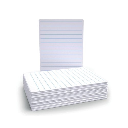Economy Drywipe Boards 500 Micron Lined Portrait A4 (Pack of 100) WBL100