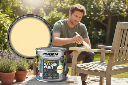 Ronseal Rslgpef250 Gpef250 Garden Paint Elderflower 250Ml, 250 Ml