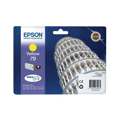 Epson 79 Tower of Pisa DURABrite Ultra Ink Cartridge Yellow C13T79144010