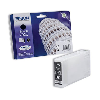Epson 79XL Tower of Pisa DURABrite Ultra Ink Cartridge High Yield Black C13T79014010