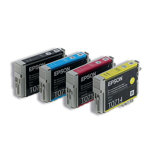 Epson T0715 Cheetah DURABrite Ultra Ink Cartridge CMYK Multipack C13T07154012