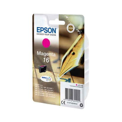 Epson 16 Pen and Crossword DURABrite Ultra Ink Cartridge Magenta C13T16234012