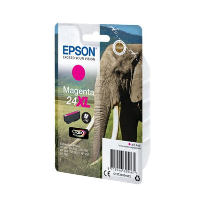 Epson 24XL Elephant Claria Photo HD Ink Cartridge High Yield Light Magenta C13T24364012