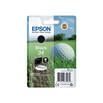 Epson 34 Golf Ball DURABrite Ultra Ink Cartridge Black C13T34614010