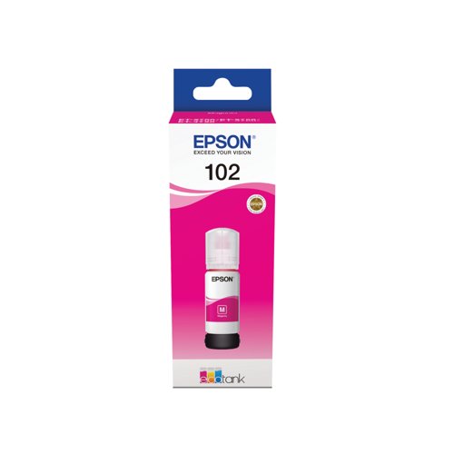 Epson 102 EcoTank Ink Bottle Magenta C13T03R340