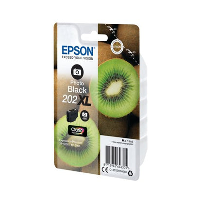 Epson 202XL Kiwi Claria Premium Ink Cartridge High Yield Photo Black C13T02H14010