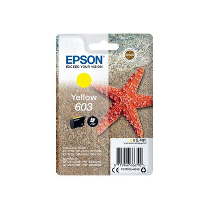 Epson 603 Starfish Ink Cartridge Yellow C13T03U44010