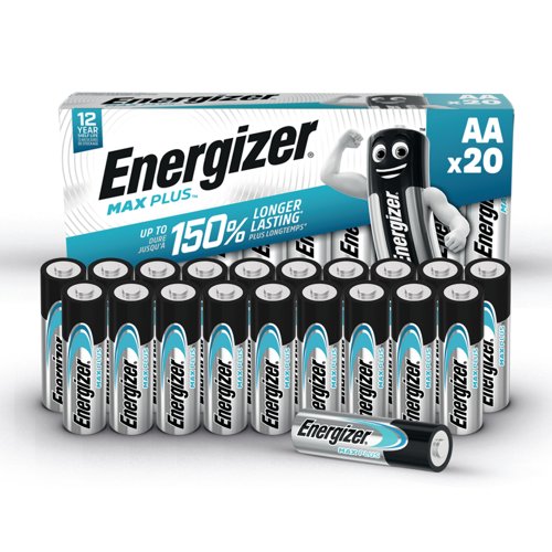 Energizer Max Plus AA Batteries (Pack of 20) E301323500