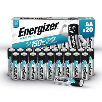 Energizer Max Plus AA Batteries (Pack of 20) E301323500