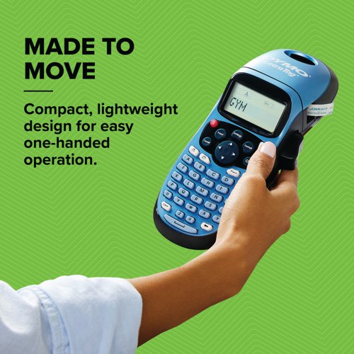 Dymo LetraTag 100H Handheld LabelMaker Black 2174576