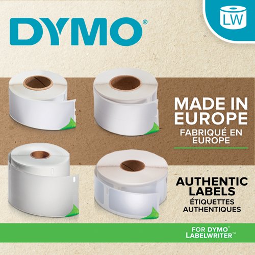 Dymo LabelWriter Return Address Labels 25 x 54mm Self-Adhesive White (Pack of 12) 2177563