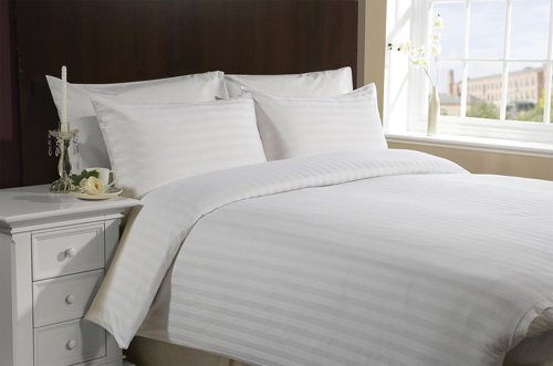 VL Satin Stripe Duvet Sets Double (Pack of 10) E0104