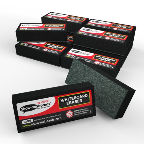 Show-me Whiteboard Eraser (12 Pack) EWE12