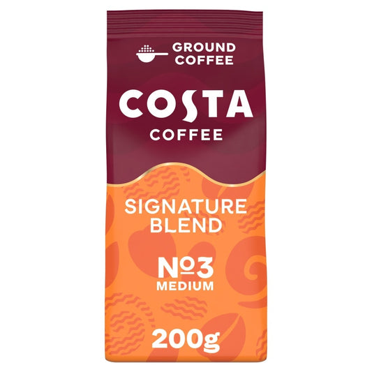 Costa Signature Blend Ground For Cafetiere & Filter 200G