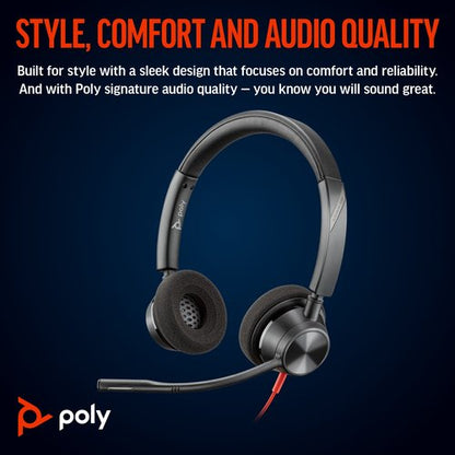Poly Blackwire 3320 Stereo USB-C/A Headset 8X219AA