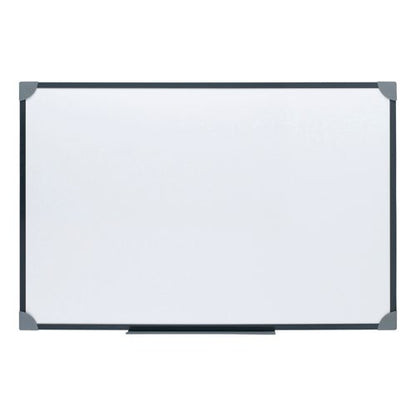 5 Star Magnetic Drywipe Board Steel Trim with Fixing Kit and Detachable Pen Tray 900x600mm 424119