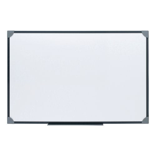 5 Star Magnetic Drywipe Board Steel Trim with Fixing Kit and Detachable Pen Tray 900x600mm 42411