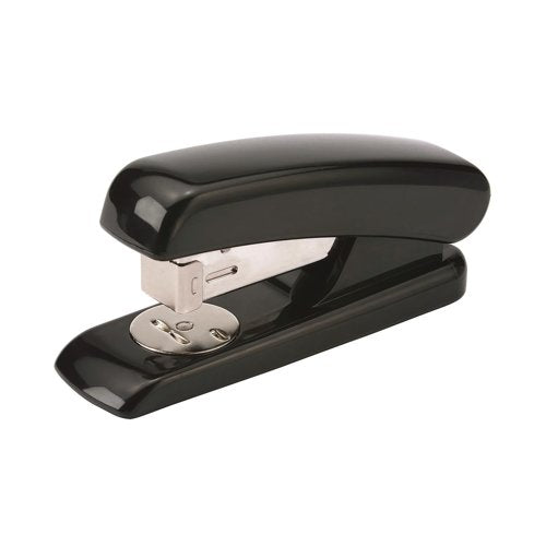 5 Star Half Strip Stapler Capacity 20 Sheets Plastic Top and Base Black 638841