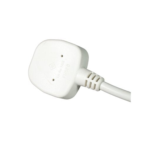 5 Star 6-Gang Surge Protection Extension Lead 2m White FS668151