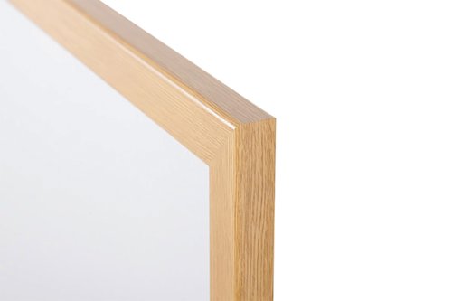 5 Star Magnetic Drywipe Whiteboard Wood Frame 600x900mm FS669106