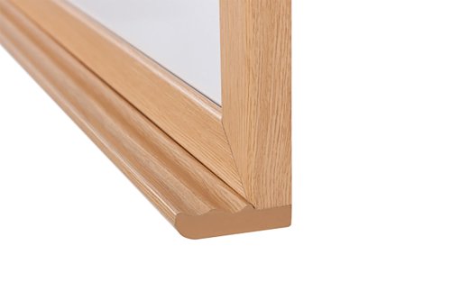 5 Star Magnetic Drywipe Whiteboard Wood Frame 1800x1200mm FS669114