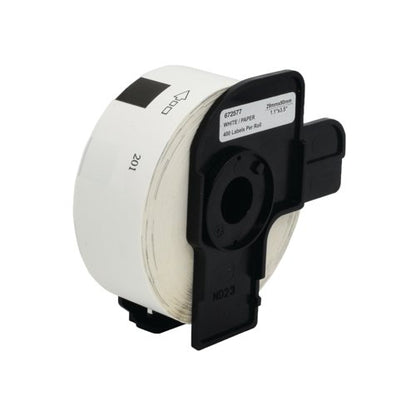 Five Star Non-OEM Replacement for Brother DK-11201 Black on White 29mm x 90mm 400/Roll FS672577