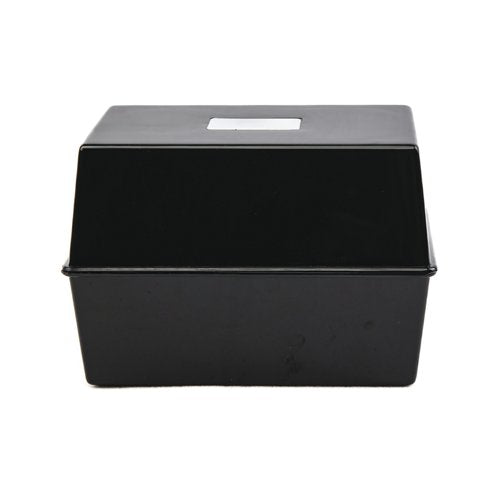 5 Star Card Index Box 5x3 Inch Black FS676901