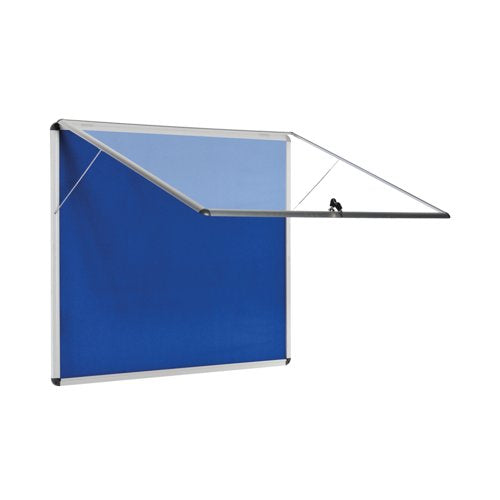 5 Star Glazed Fire Retardant Noticeboard 15x A4 Sheets Blue FS679338