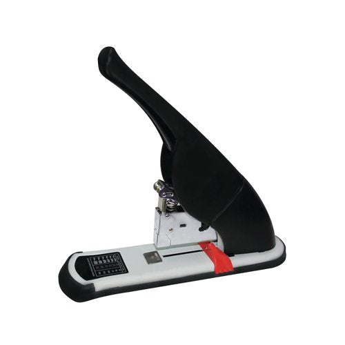 5 Star Heavy Duty Stapler Lever Arm Top Loading Capacity 240 Sheets Metal Top and Base Black 918