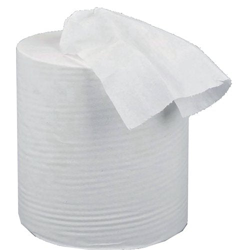 5 Star 1-Ply Centrefeed Tissue Refill 197mmx120m White (Pack of 12) 930156