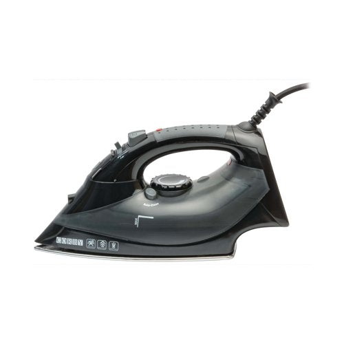 Sherwood 2000W Steam Iron with Fitted Plug Black 6108