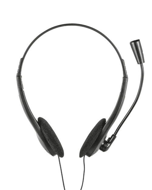 Trust Primo Chat Headset for PC and laptop (Remote inline volume control for speakers) 21665