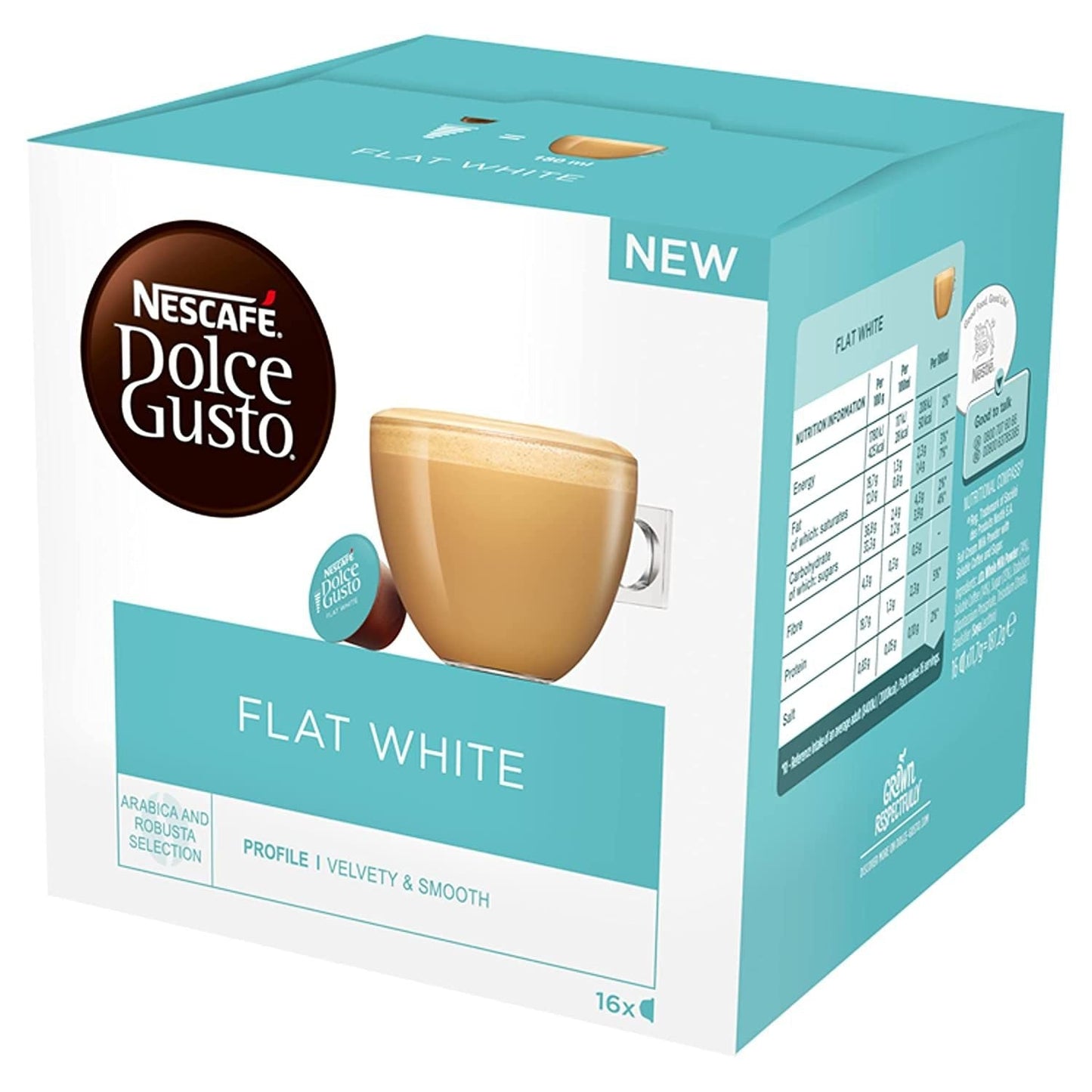 Dolce Gusto Flat White 16's - NWT FM SOLUTIONS - YOUR CATERING WHOLESALER