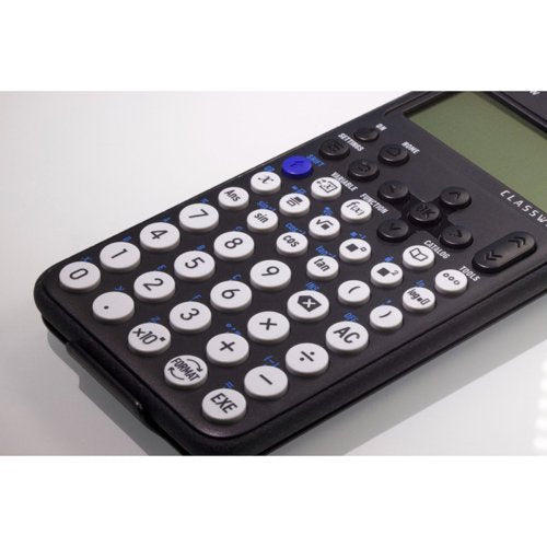 Casio ClassWiz Scientific Calculator Dual Powered Black FX-85GTCW-W-UT
