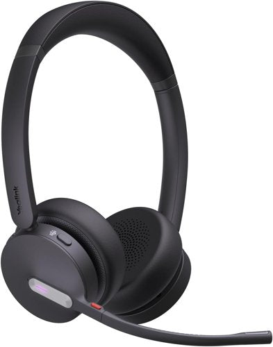 Yealink WH64 Hybrid Dual Wireless On-ear Headset USB-C USB-A Certified Microsoft Teams 1208685