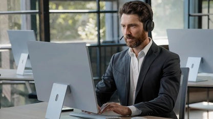 Yealink WH64 Hybrid Dual Wireless On-ear Headset USB-C USB-A Certified Microsoft Teams 1208685