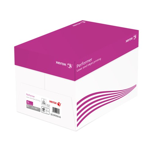 Xerox Performer Paper 80g A4 White 2500 Sheets (Pack of 5) 003R90646