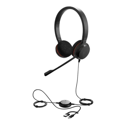 Jabra Evolve 20 USB C/A MS Stereo Headset 4999-823-169