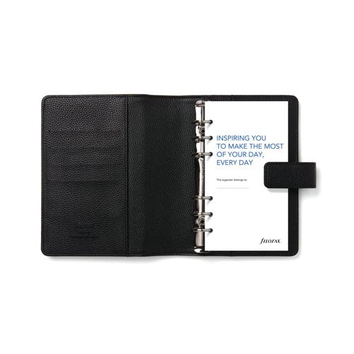 Filofax Camden Personal Organiser Black 26-022403