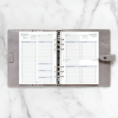 Filofax Refill Day Per Page A5 White 2027 27-68519