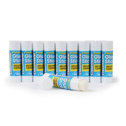 Classmaster Glue Stick 40g in Classroom Tray (Pack of 108) G40108G