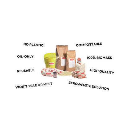 Green Boom Oil Only Medium Absorbent Socks (Pack of 10) S0324S